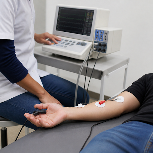 Electromyography (EMG) and nerve conduction velocity (NCV) tests help your doctor understand how… post image