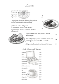 Menu Chez Cocotte Page 1