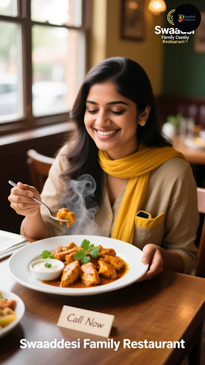 Indulge in the authentic taste of Jehanabad at Swaaddesi Family Restaurant! Our Chicken Tandoori…