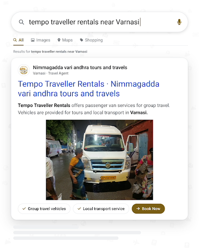 Nimmagadda Vari Andhra Tours and Travels in Varanasi offers reliable Tempo Traveller rentals for… post image