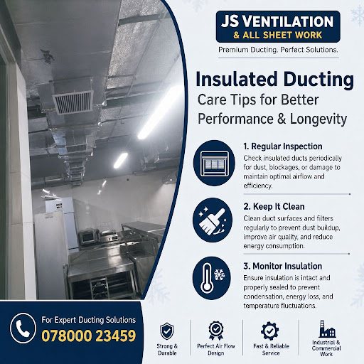 Elevate your commercial space with expert ducting solutions from JS Ventilation Systems! Our prof…