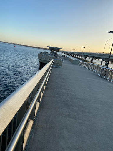 Ted Smout Memorial Bridge fishing platform Gallery - Australia