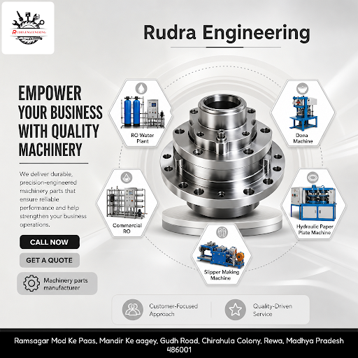 Rudra Engineering specializes in manufacturing high-quality machinery parts including RO Water Pl… post image