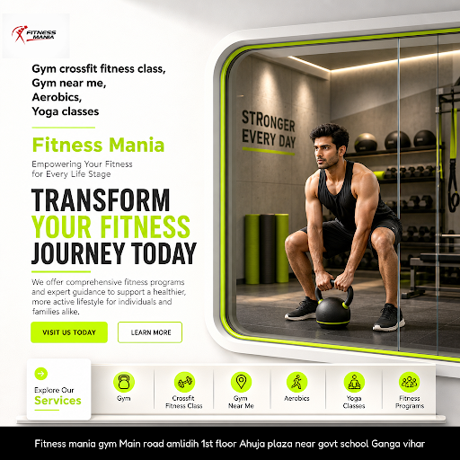 Discover top-rated gimnasio near me at Fitness Mania, offering crossfit, aerobics, yoga classes,… post image