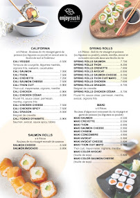 Menu Enjoy Sushi Aix-en-Provence Page 2