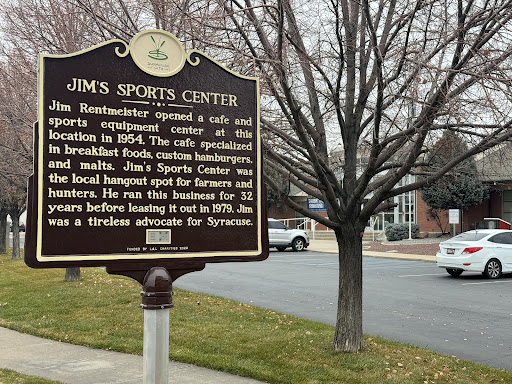 Jim's Sports Center Historical Marker - Thumbnail