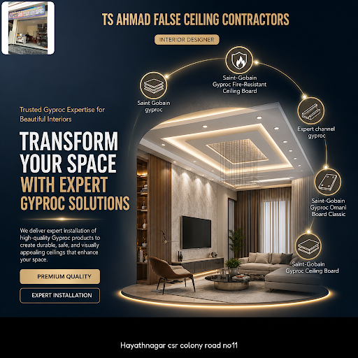 Ts Ahmad False Ceiling Contractors specializes in premium interior decoration for bedrooms using… post image