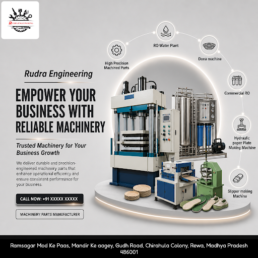 Rudra Engineering specializes in high-quality machinery parts, including reliable RO water plant… post image