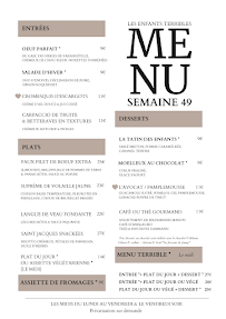 Menu Les Enfants Terribles Page 12