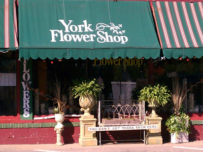 York Flower Shop Logo