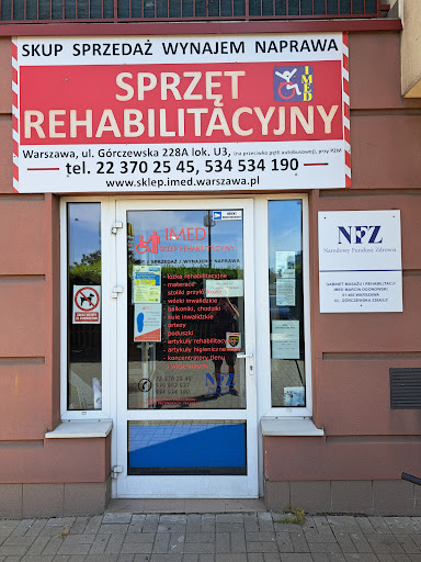 Łóżka Rehabilitacyjne, Koncentratory Tlenu, Wózki Inwalidzkie, Balkoniki Wypożyczalnia - Sklep Medyczny IMED Warszawa
