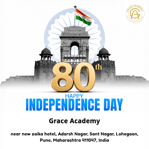 Celebrate Independence Day with Grace Academy, dedicated to guiding students with quality tuition…