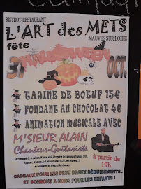 Menu L'Art des Mets Page 5
