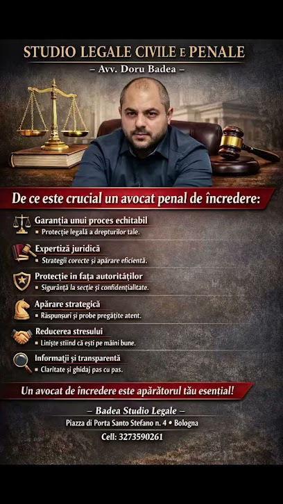 Avocat Român în Italia Doru Badea