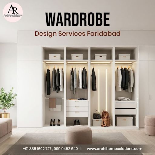 Stylish & Functional Wardrobe Design Services in Faridabad - Archi Home Solutions!  post image