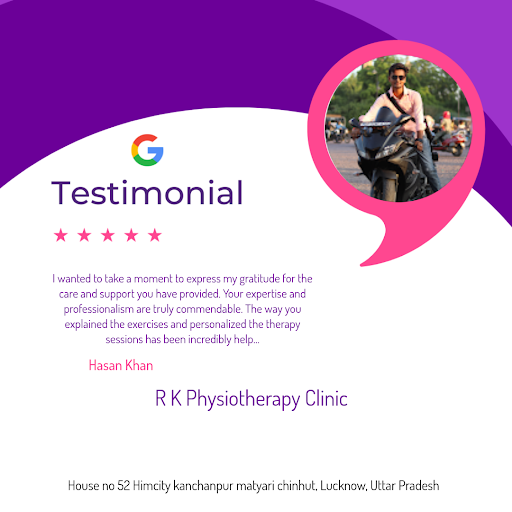 Hasan raves about his experience at R K Physiotherapy Clinic Lucknow! He loved the personalized r… post image
