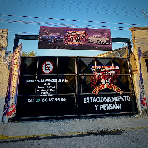 Auto lavado Detailing Garage Logo