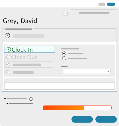 TimeClick - Time Clock Software - Visual