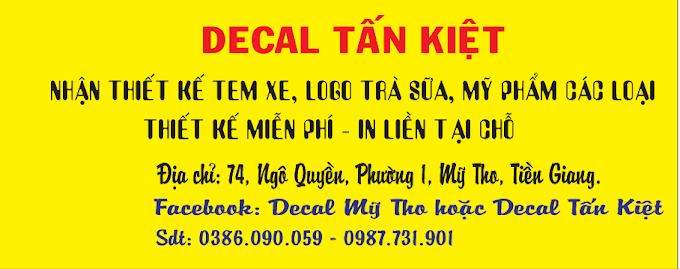 Decal Tấn Kiệt, 74 Ngô Quyền, Phường 7, Thành Phố Mỹ Tho, Tiền Giang