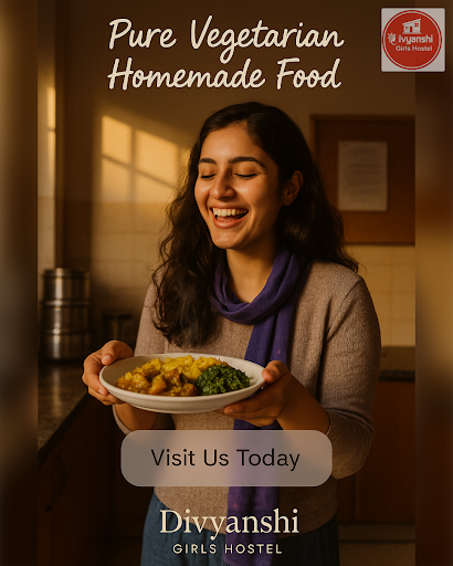 Experience the taste of home in Varanasi with Divyanshi Girls Hostel's Pure Vegetarian Homemade F… post image
