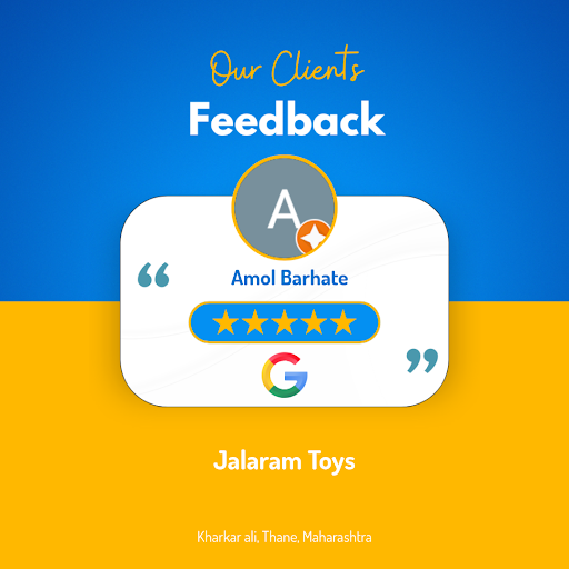Amol from Thane swears by Jalaram Toys' exceptional service! He's thrilled with his purchase of m… post image