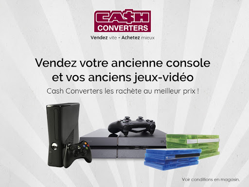 Toutes les consoles incontournables du moment (PS4, Xbox One, Nintendo Switch, etc.) et vos consoles rétrogaming sont vendues par le magasin Cash Converters Saint-Pierre, La Réunion. Craquez pour les dernières nouveautés de jeux vidéo ! Profitez d’acheter un jeu vidéo occasion moins cher que le neuf.