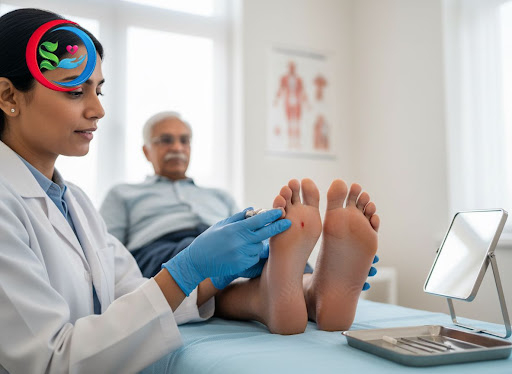 Healthy feet are essential for people living with diabetes. At Shifa Clinic Hydernagar in Kukatpa… post image