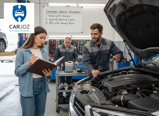 Many car owners unknowingly waste money or damage their vehicle during routine servicing. At Carj…