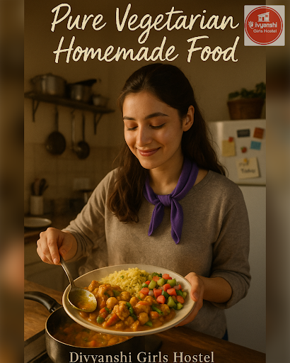 Indulge in the taste of home with Divyanshi Girls Hostel's Pure Vegetarian Homemade Food in Varan… post image