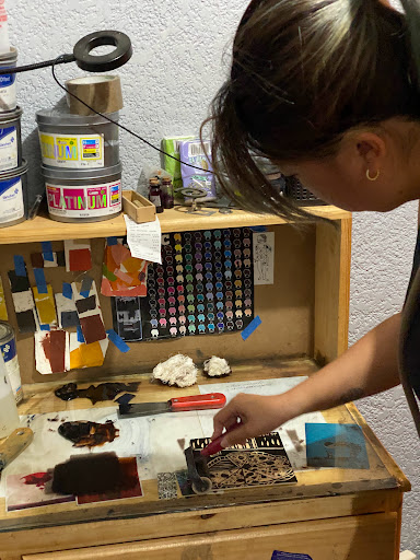 Taller de grabado galería Arista Mendoza - Thumbnail