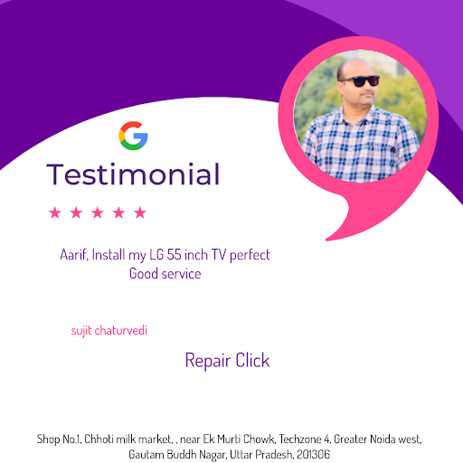 "Sujit Chaturvedi, a satisfied customer from Gautam Buddh Nagar, loved the exceptional TV repair… post image