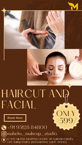 Hair cut and facial post image