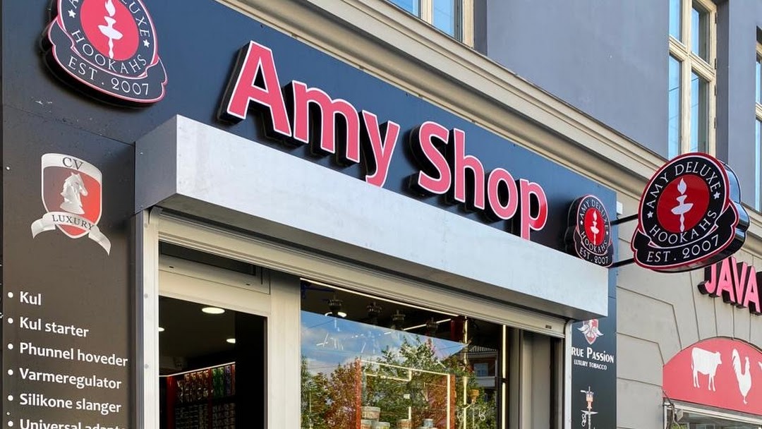 Marco Polo Tidligere Ud over Amy Shop Nørrebro - Vandpibebutik indre København