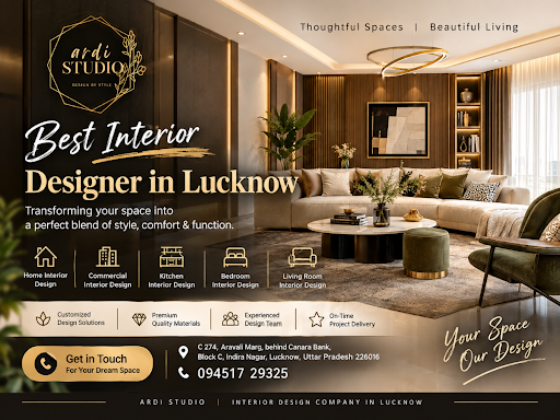 ✨ Best Interior Designer in Lucknow – Ardi Studio ✨ post image