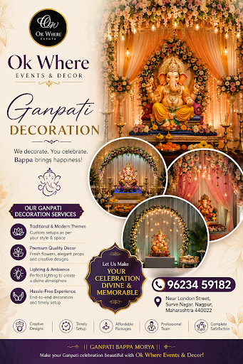 Ganpati Bappa Morya! Book Your Ganpati Decoration Today 🕉️ post image