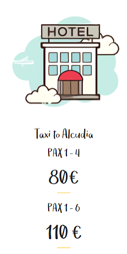 Taxi Alcúdia. Transfers from or to Alcudia - Thumbnail