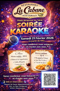 Menu La Cabane de Nancy Page 1