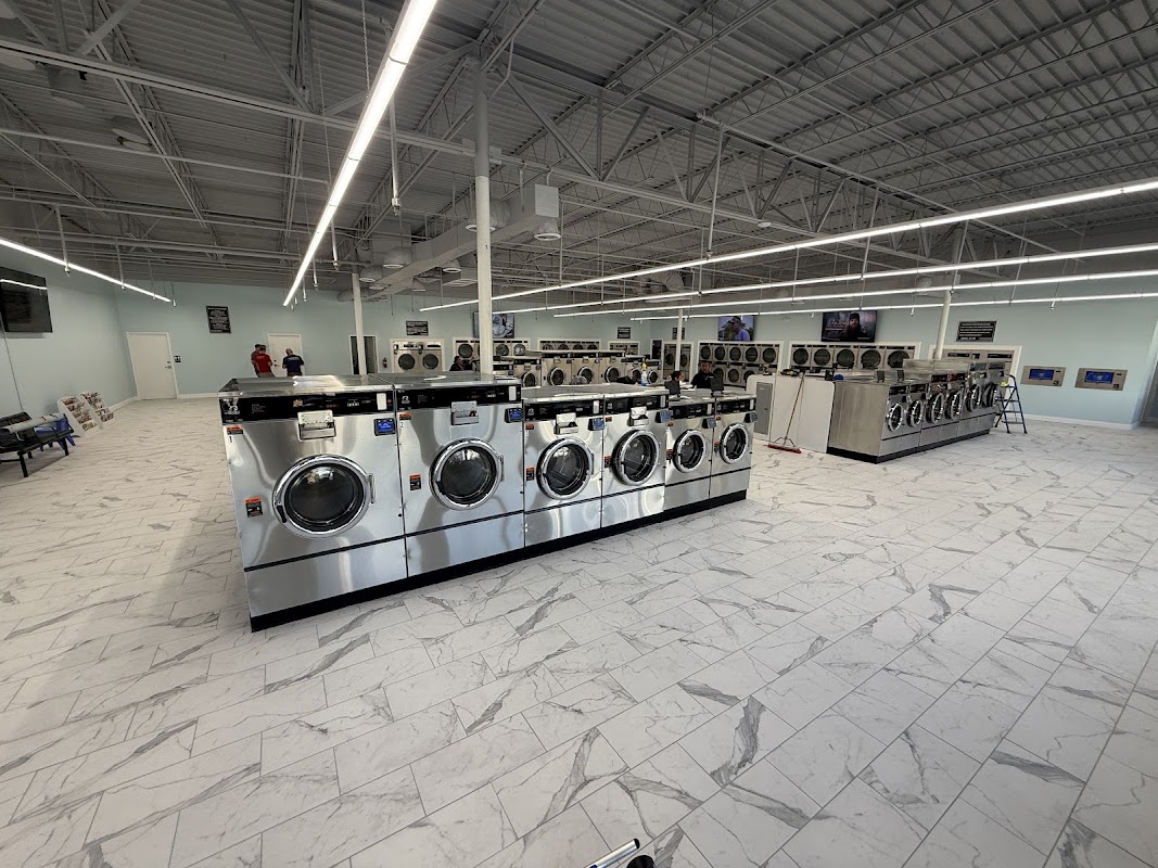 Self-service laundry at The Wash House, Raleigh, NC