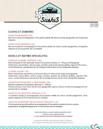 Menu MA PETITE BOITE A SUSHIS Page 3