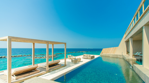 Photo de Ligne bleue piscine