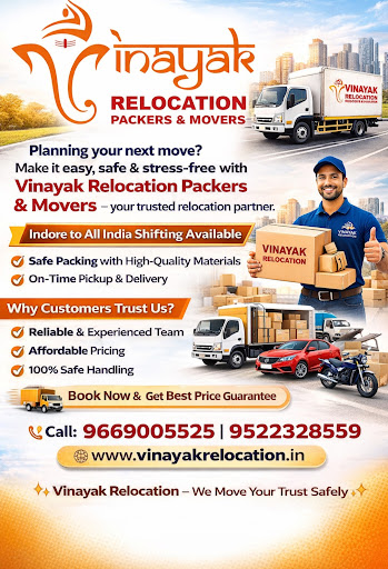 🚚 Reliable Packers and Movers in Indore – Vinayak Relocation 📦