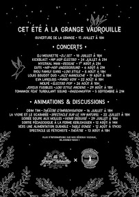 Menu La Grange Vadrouille Page 4