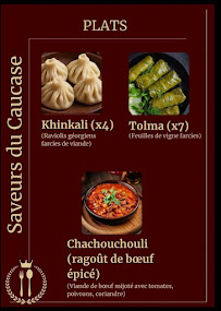 Menu Saveurs de Caucase Page 2
