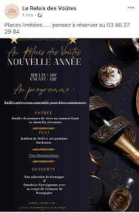 Menu Le Relais des Voûtes Page 5