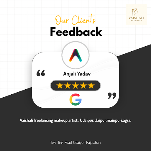 Anjali raved about her experience with Vaishali, Udaipur's top-rated freelance makeup artist! She… post image