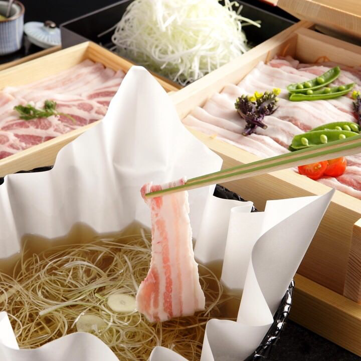 豚しゃぶせいろ蒸し 豚匠 北浜邸