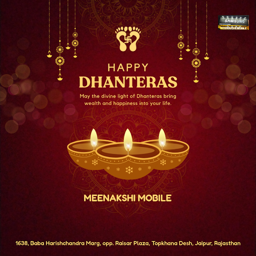 Gear up for a sparkling Dhanteras with Meenakshi Mobile in Jaipur! Celebrate the auspicious occas… post image