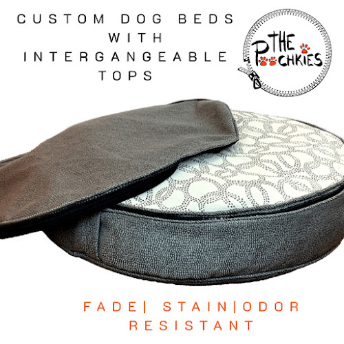 The Poochkies | Custom Dog Beds with interchangeable zip-off tops