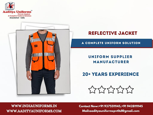 Reflective Jacket – Available At Aaditya Uniforms