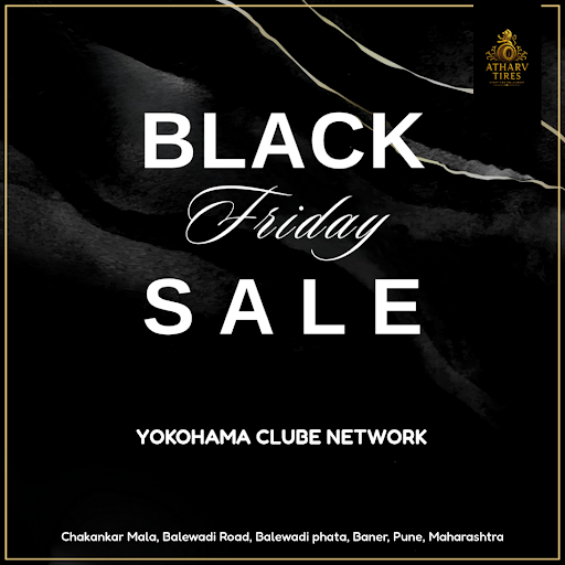 Gear up for an epic Black Friday sale at YOKOHAMA CLUBE NETWORK in Pune! Get ready to roll with u… post image
